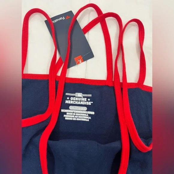 Cleveland Indians Fanatics Women's Plus Size Scoop Neck Navy Tank Top XXL NWT - Picture 7 of 7